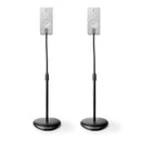 Nedis SPMT2750BK Universele Speaker Standaard 4.5 Kg Hoogte Verstelbaar ABS / Staal Zwart