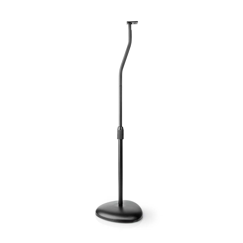 Nedis SPMT2750BK Universele Speaker Standaard 4.5 Kg Hoogte Verstelbaar ABS / Staal Zwart