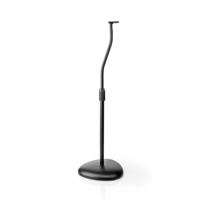 Nedis SPMT2750BK Universele Speaker Standaard 4.5 Kg Hoogte Verstelbaar ABS / Staal Zwart