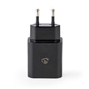 Nedis WCPD20W102BK Oplader Pd3.0 20w 1.67 / 2.22 / 3.0 A Outputs: 1 Usb-c&trade; 20 W Automatische