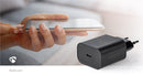 Nedis WCPD20W102BK Oplader Pd3.0 20w 1.67 / 2.22 / 3.0 A Outputs: 1 Usb-c&trade; 20 W Automatische
