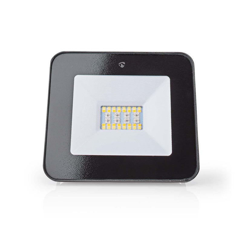 Nedis WIFILOFC20FBK Smartlife Schijnwerper 1600 Lm Wi-fi 20 W Rgb + Instelbaar Wit 2700 - 6500 K Al