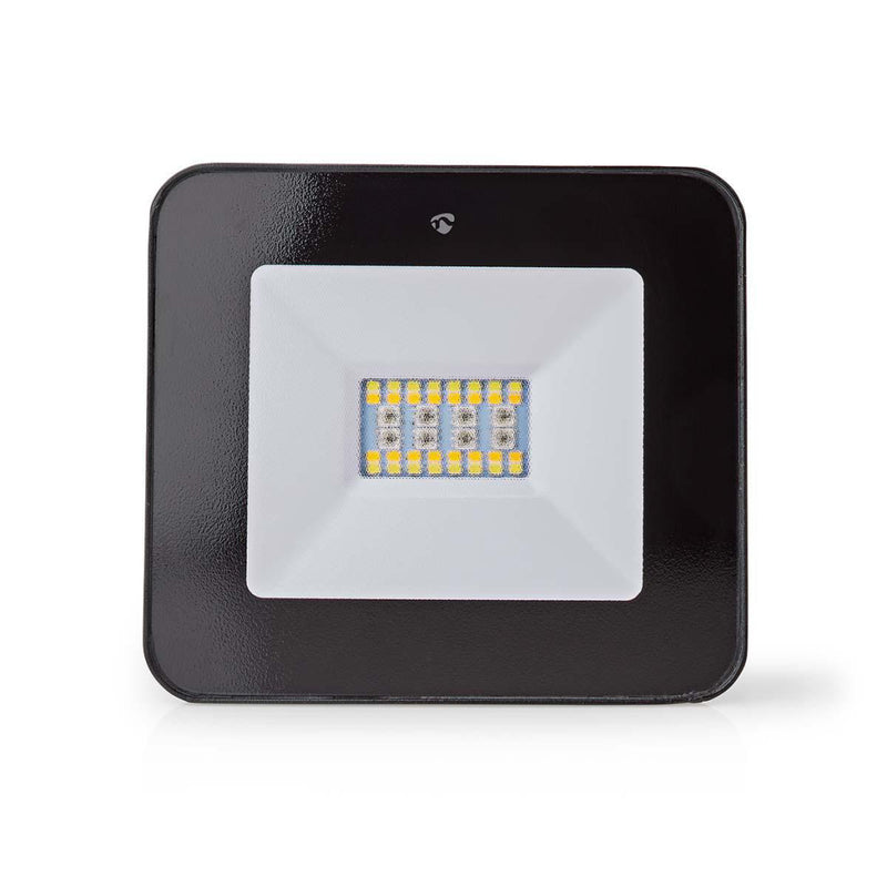 Nedis WIFILOFC20FBK Smartlife Schijnwerper 1600 Lm Wi-fi 20 W Rgb + Instelbaar Wit 2700 - 6500 K Al