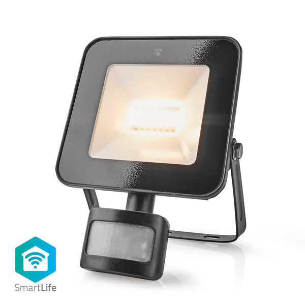 Nedis WIFILOFS20FBK Smartlife Schijnwerper Bewegingssensor 1500 Lm Wi-fi 20 W Dimbaar Wit 3000 - 65