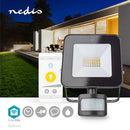 Nedis WIFILOFS20FBK Smartlife Schijnwerper Bewegingssensor 1500 Lm Wi-fi 20 W Dimbaar Wit 3000 - 65