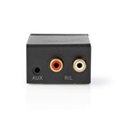 Nedis ACON2510BK Digitale Audioconverter 1-weg Input: 1x Digital Rca / 1x Toslink Output: 1x (2x Rc
