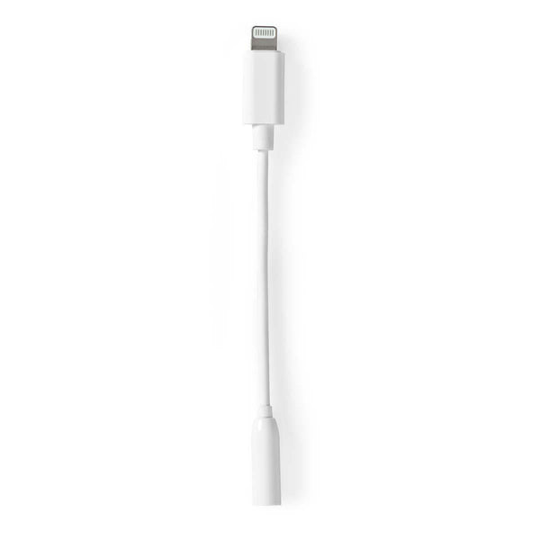 Nedis CCGB39950WT01 Lightning-adapter Apple Lightning 8-pins 3,5 Mm Female