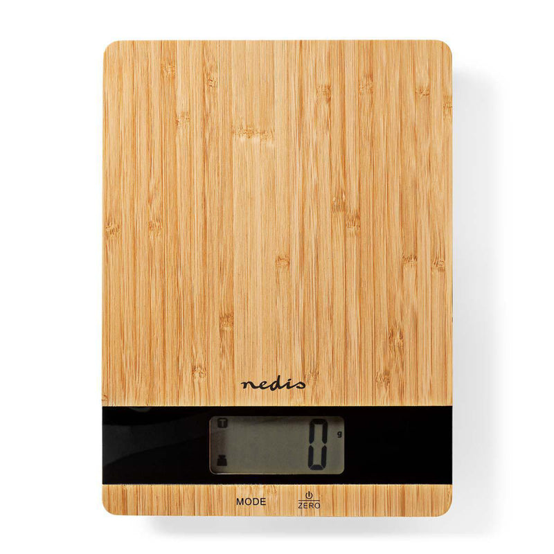 Nedis KASC600WD Keukenweegschaal Hout/Kunststof