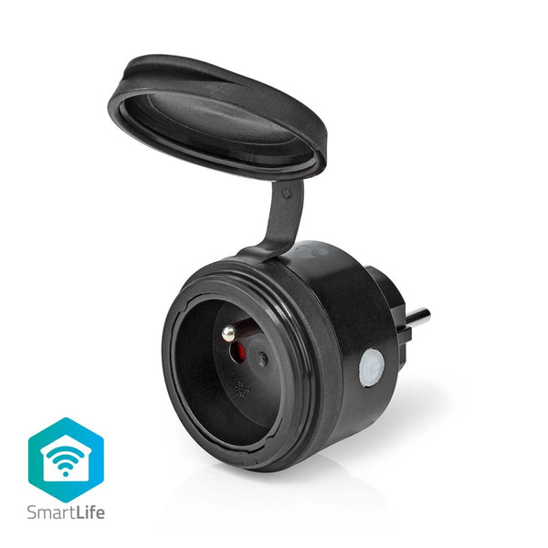 Nedis WIFIPO110EBK Smartlife Smart Stekker Wi-fi Ip44 3680 W France / Type-e (cee 7/6) -5 - 40 &deg
