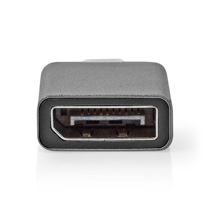 Nedis CCGP64350GY Usb-adapter Usb 3.2 Gen 1 Usb-c&trade; Male Displayport Female Vernikkeld Grijs /