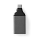 Nedis CCGP64350GY Usb-adapter Usb 3.2 Gen 1 Usb-c&trade; Male Displayport Female Vernikkeld Grijs /