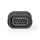 Nedis CCGP64850GY Usb-adapter Usb 3.2 Gen 1 Usb-c&trade; Male Vga Female 15p Vernikkeld Grijs / Zwa