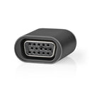 Nedis CCGP64850GY Usb-adapter Usb 3.2 Gen 1 Usb-c&trade; Male Vga Female 15p Vernikkeld Grijs / Zwa