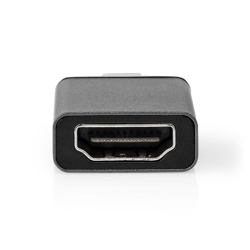 Nedis CCGP64650GY Usb-adapter Usb 3.2 Gen 1 Usb-c&trade; Male Hdmi&trade; Female Vernikkeld Grijs /