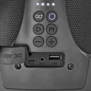Nedis SPBB315BK Party Boombox Tot 6 Uur 2 50 W Media Afspeelmogelijkheden: Aux / Usb Ipx5 Koppelbaa