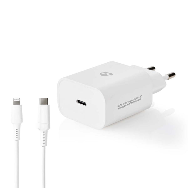 Nedis WCPDL20W122WT Oplader Snellaad Functie Pd3.0 20w 1,67 A / 2,22 A / 3,0 A Outputs: 1 Usb-c&tra