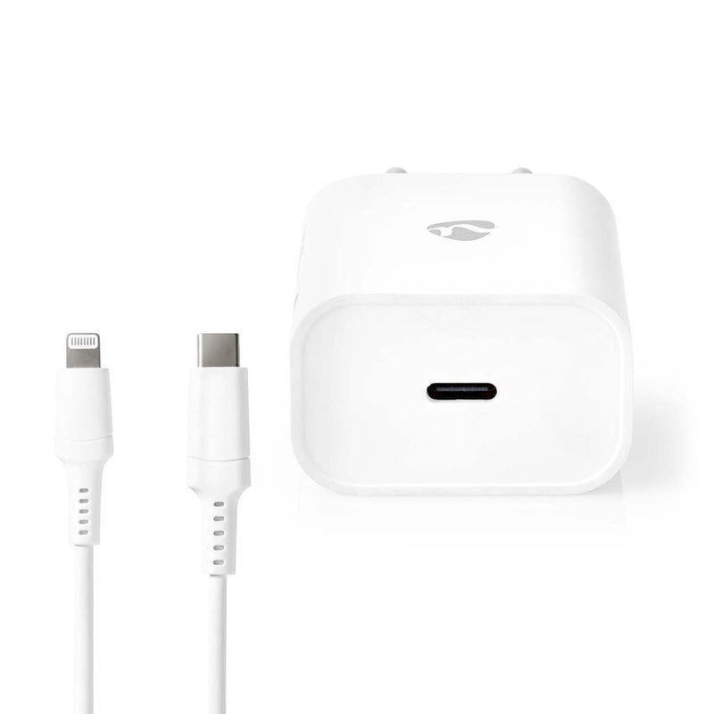 Nedis WCPDL20W122WT Oplader Snellaad Functie Pd3.0 20w 1,67 A / 2,22 A / 3,0 A Outputs: 1 Usb-c&tra