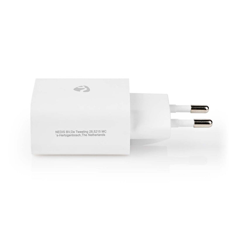 Nedis WCPDL20W122WT Oplader Snellaad Functie Pd3.0 20w 1,67 A / 2,22 A / 3,0 A Outputs: 1 Usb-c&tra