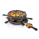 Nedis FCRA200FBK6 Gourmet Raclette Grill voor 6 Personen Rond