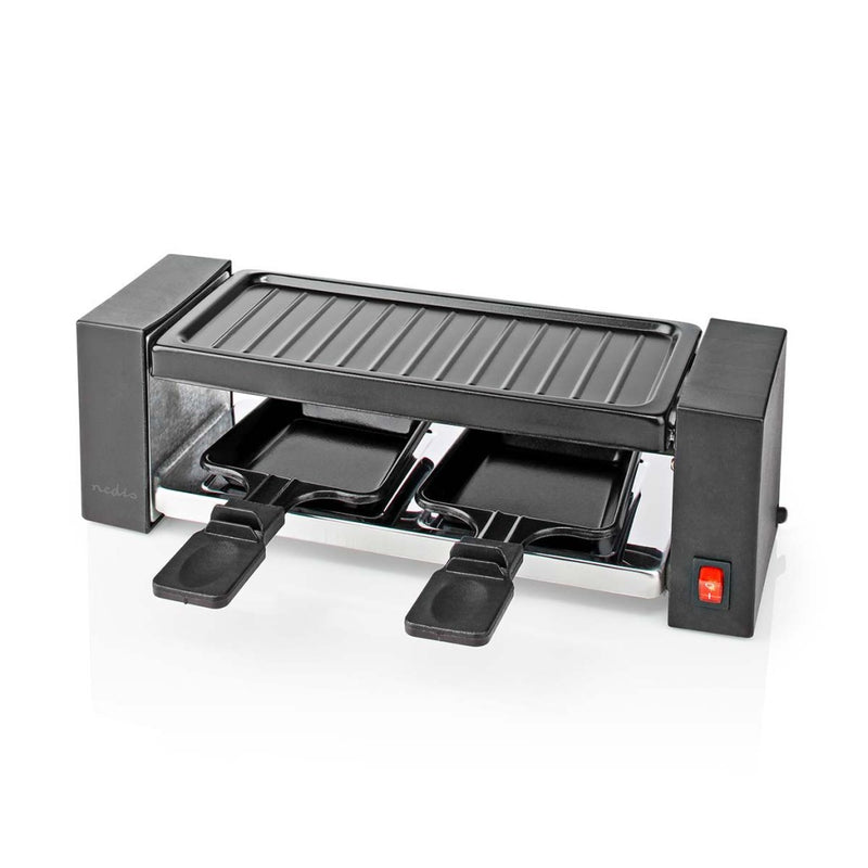 Nedis FCRA210FBK2 Gourmet Raclette Grill voor 2 Personen