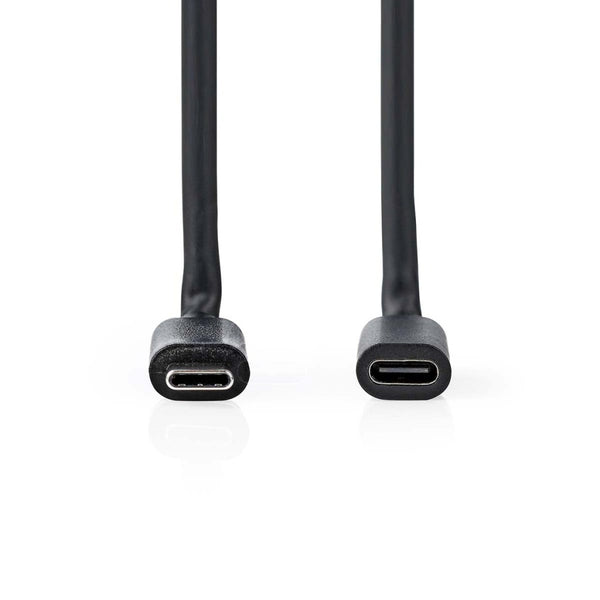 Nedis CCGP64010BK10 Usb-kabel Usb 3.2 Gen 1 Usb-c&trade; Male Usb-c&trade; Female 5 Gbps Vernikkeld