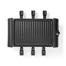 Nedis FCRA220FBK6 Gourmet Raclette Grill voor 6 Personen