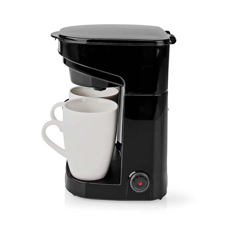 Nedis KACM140EBK Koffiezetapparaat Maximale Capaciteit: 0.25 L Aantal Kopjes Tegelijk: 2 Warmhoudfu
