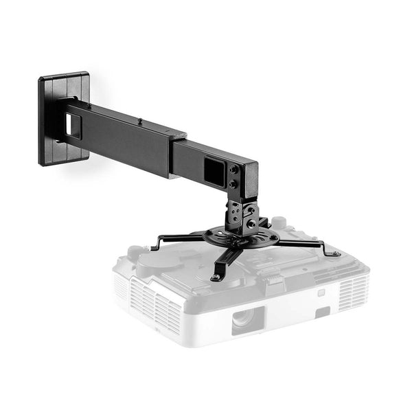 Nedis PJWM200BK Projectorbeugel Full Motion 15 Kg Draaibaar Kantelbaar Staal Zwart