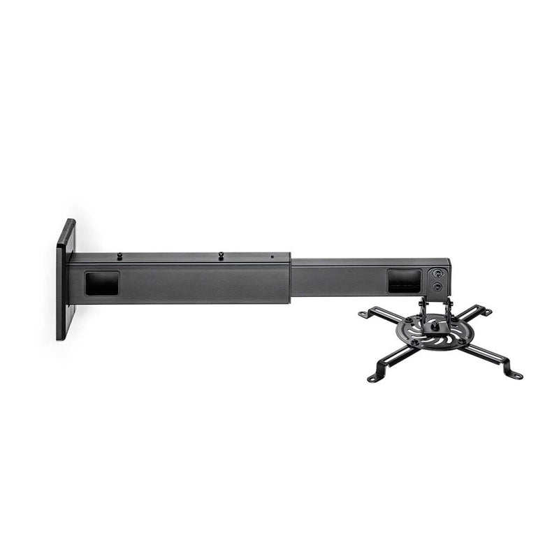 Nedis PJWM200BK Projectorbeugel Full Motion 15 Kg Draaibaar Kantelbaar Staal Zwart