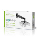 Nedis PJWM200BK Projectorbeugel Full Motion 15 Kg Draaibaar Kantelbaar Staal Zwart