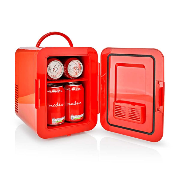 Nedis KAFR120CRD Draagbare Minikoelkast 4L 240V/12V Rood