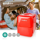 Nedis KAFR120CRD Draagbare Minikoelkast 4L 240V/12V Rood