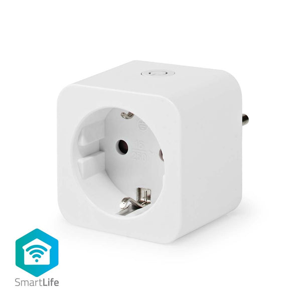 Nedis WIFIP121FWT Smartlife Smart Stekker Wi-fi Energiemeter 3680 W Type F (cee 7/3) -10 - 45 °c An