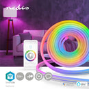 Nedis WIFILN51CRGB Smartlife Gekleurde Led-strip Wi-fi Meerkleurig 5000 Mm Ip65 960 Lm Android&trad