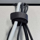 Nedis CMGC23016BK Kabelmanagement Klittenband Vergrendeld 6 Stuks Nylon Zwart