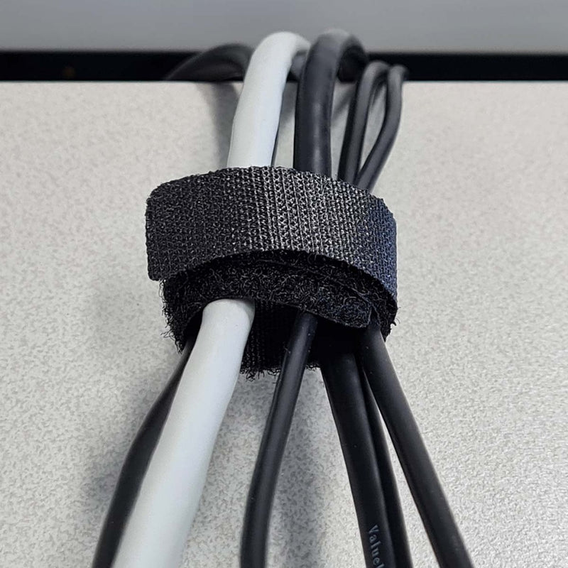 Nedis CMGC23016BK Kabelmanagement Klittenband Vergrendeld 6 Stuks Nylon Zwart