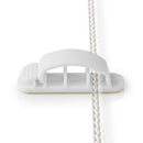 Nedis CMGC22033WT Kabelmanagement Kabelclip Vergrendeld 3 Stuks Aantal Slots: 3 Sleuven Maximale Ka