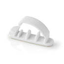 Nedis CMGC22033WT Kabelmanagement Kabelclip Vergrendeld 3 Stuks Aantal Slots: 3 Sleuven Maximale Ka