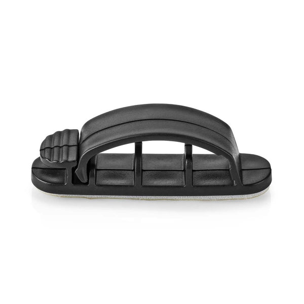 Nedis CMGC22033BK Kabelmanagement Kabelclip Vergrendeld 3 Stuks Aantal Slots: 3 Sleuven Maximale Ka