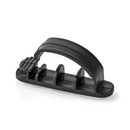Nedis CMGC22033BK Kabelmanagement Kabelclip Vergrendeld 3 Stuks Aantal Slots: 3 Sleuven Maximale Ka