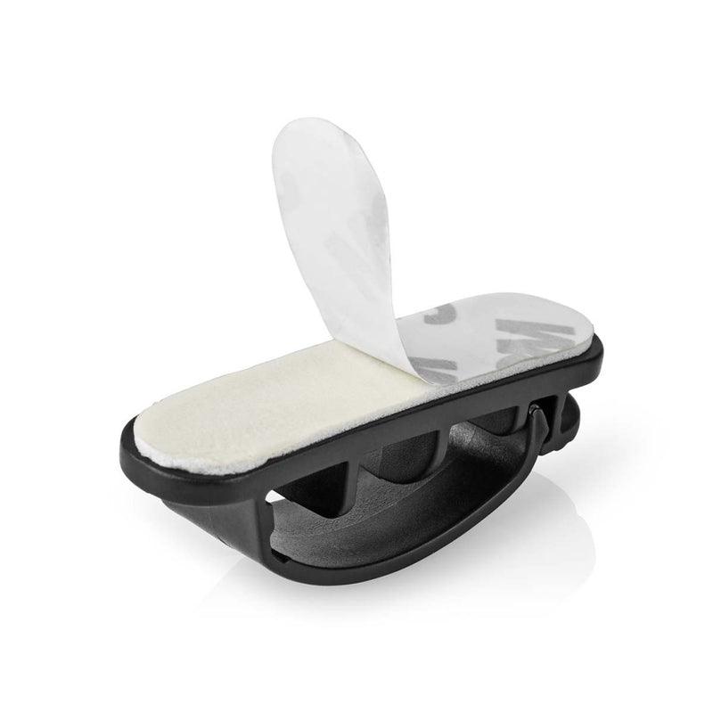 Nedis CMGC22033BK Kabelmanagement Kabelclip Vergrendeld 3 Stuks Aantal Slots: 3 Sleuven Maximale Ka