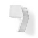 Nedis CMGC21052WT Kabelmanagement Kabelclip Click &amp; Go 2 Stuks Aantal Slots: 5 Sleuven Maximale