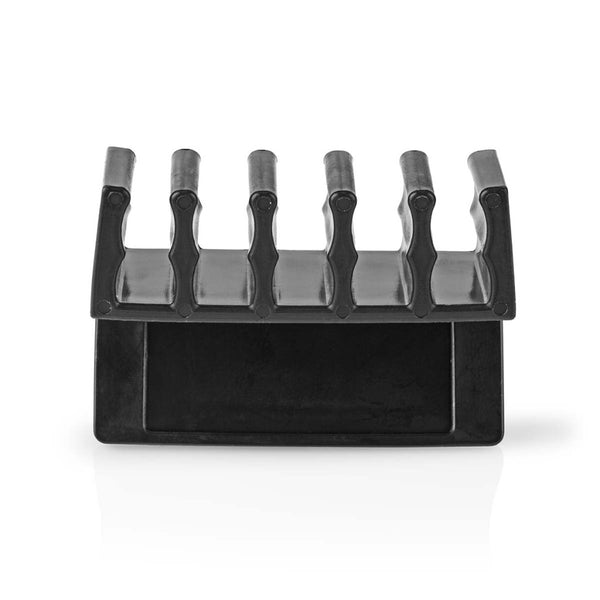 Nedis CMGC21052BK Kabelmanagement Kabelclip Click & Go 2 Stuks Aantal Slots: 5 Sleuven Maximale Kab