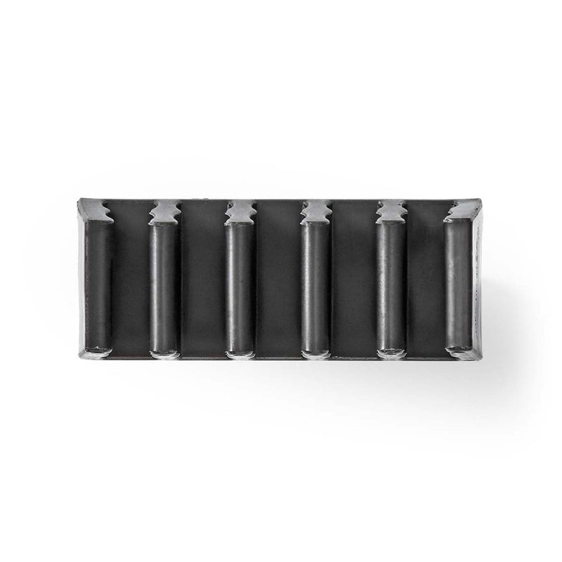 Nedis CMGC21052BK Kabelmanagement Kabelclip Click & Go 2 Stuks Aantal Slots: 5 Sleuven Maximale Kab