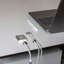 Nedis CMGC20026BK Kabelmanagement Kabelclip Click &amp; Go 6 Stuks Aantal Slots: 2 Sleuven Maximale