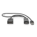 Nedis CCGP34300BK02 Hdmi&trade;-adapter Hdmi&trade; Connector Displayport Male Vernikkeld Recht Pvc