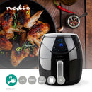 Nedis KAAF240EBK Heteluchtfriteuse 4.6L 1500W Timer 60 min.