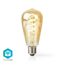 Nedis WIFILRT10ST64 Smartlife Led Filamentlamp Wi-fi E27 360 Lm 4.9 W Warm To Cool White 1800 - 650