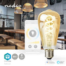 Nedis WIFILRT10ST64 Smartlife Led Filamentlamp Wi-fi E27 360 Lm 4.9 W Warm To Cool White 1800 - 650