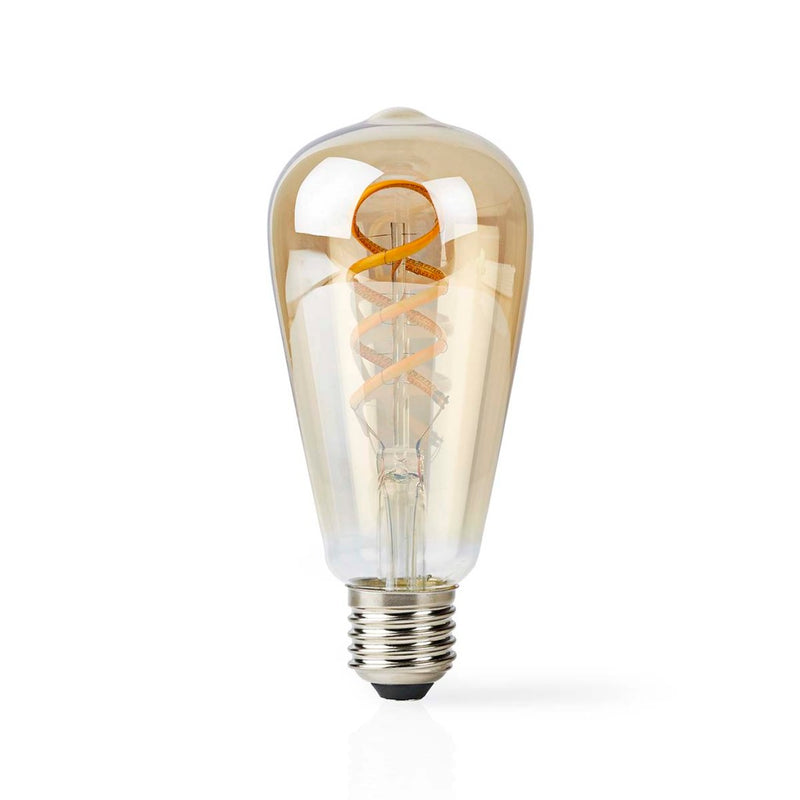 Nedis WIFILRT10ST64 Smartlife Led Filamentlamp Wi-fi E27 360 Lm 4.9 W Warm To Cool White 1800 - 650